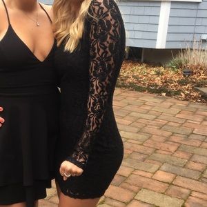 Black Lace Dress